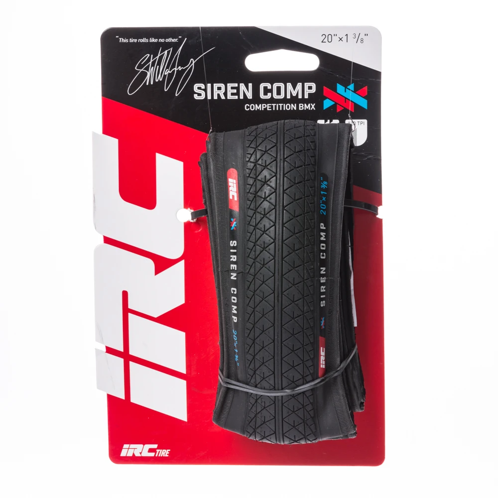 IRC 406 SIREN COMP 20x1.90 タイヤ 20インチ セット IRC Siren Pro BMX Tire (Black) (20