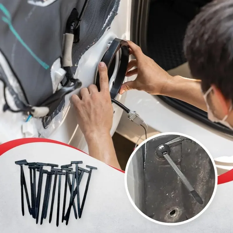 500-Pack Heavy Duty Nylon Cable Ties - UV Resistant Releasable Self-Locking Zip Ties for Indoor and Outdoor General Use