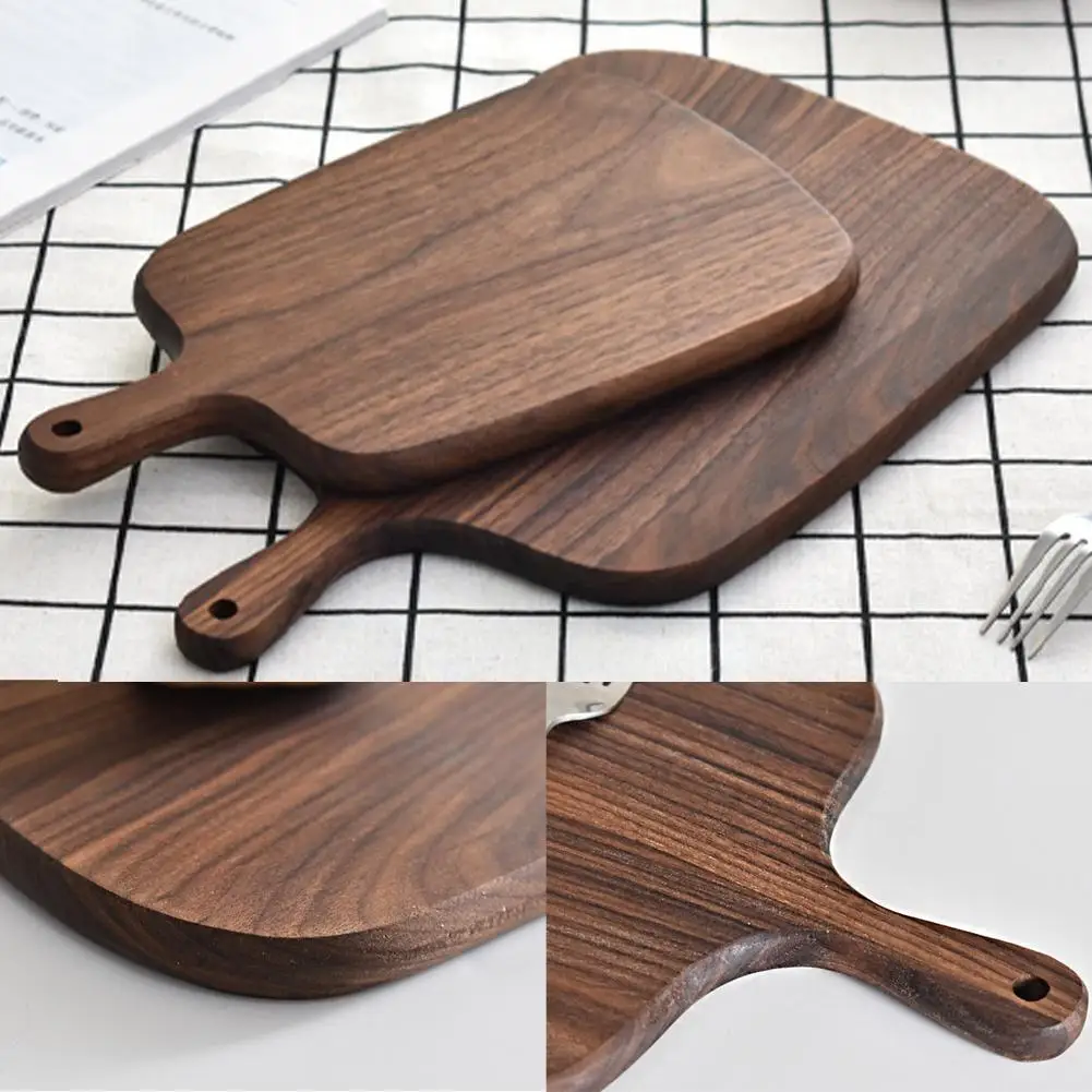 Rich Grained 3/4 Walnut Wood Cutting Board Set