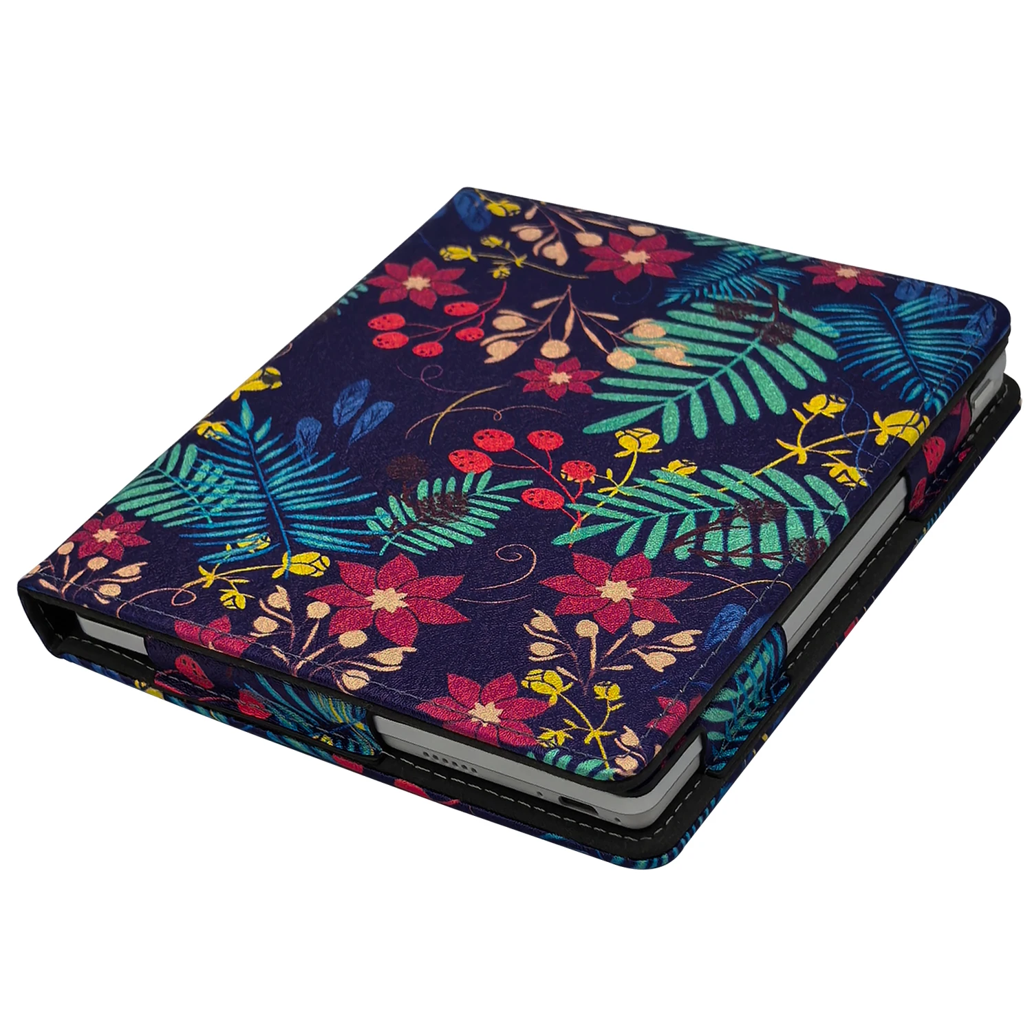 GAUGGER Standhülle für 7'' Onyx Boox Leaf5C / Boox Leaf5 E-Reader Cover mit Auto-Sleep&Wake-Funktion / Doppel-Handschlaufe / Magnetverschluss – Detail 11