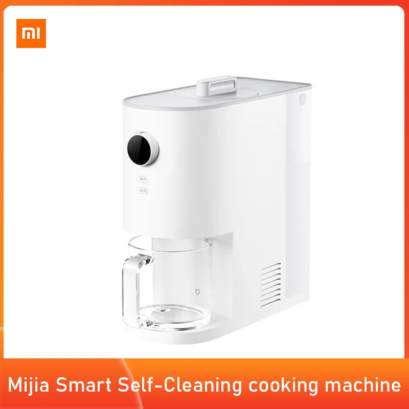 

Mijia Xiaomi Food Processor Household Soymilk Juicer Automatic Cleaning 4L Water Tank Intelligent Selfcleaning Both Hot And Cold
