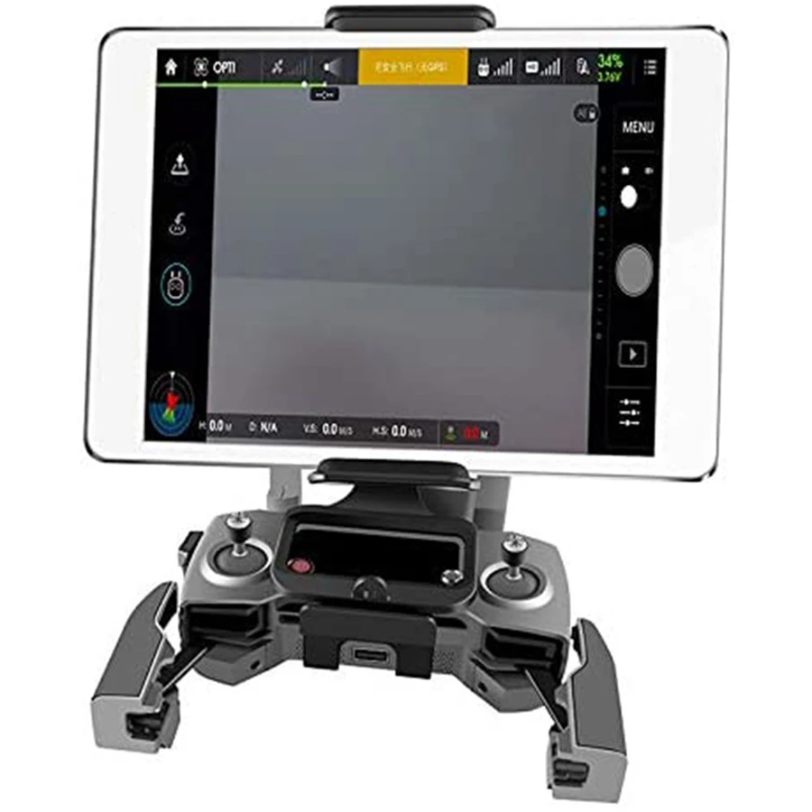Smart Phone Tablet Mount Holder for DJI MAVIC Mini Remote Control Front View Phone Special Bracket with Lanyard YDH