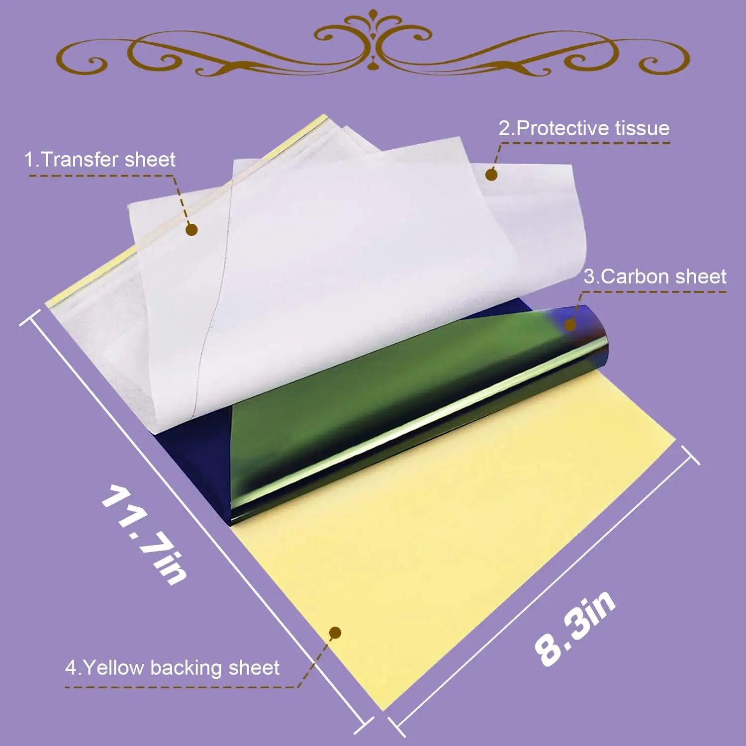 10/30/50pcs Tattoo Transfer Papers A4 Size Tattoo Thermal Printer Copier Stencil Papers for Tattoo Transfer Machine Accessories 2