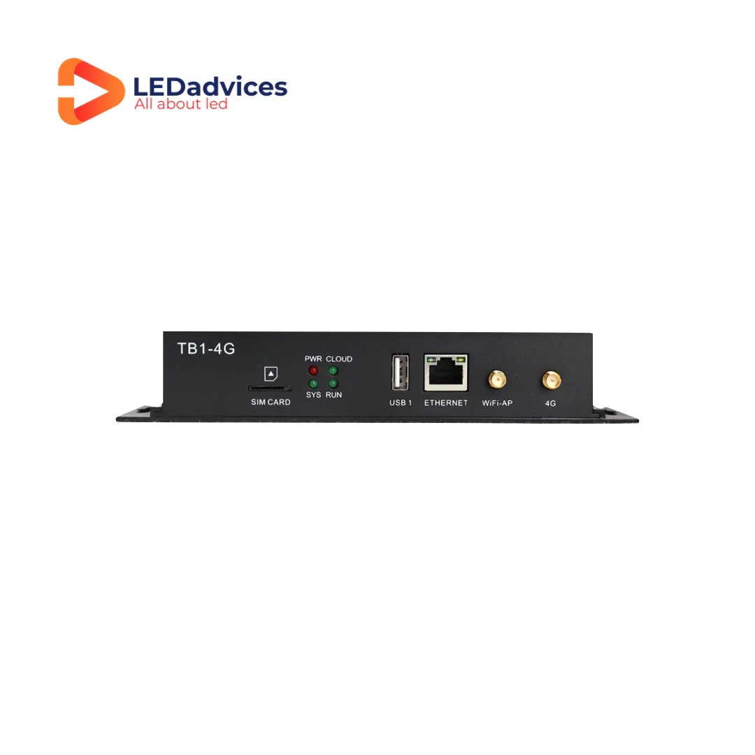 Novastar TB1-4G WIFI Taurus Series Multimedia Players For Small Medium Commercial LED Screens Support 650,000 Pixels audio mp3 player