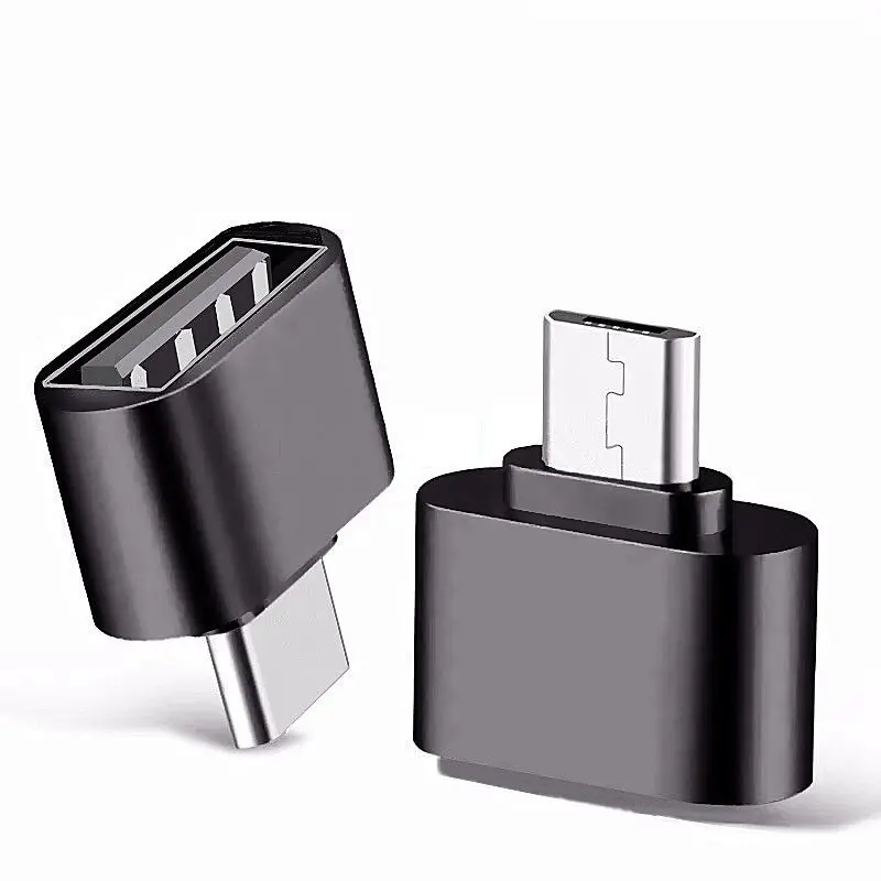 1/5PCS Micro Male To USB-A 2.0 Female Mini OTG Data Connector Converter Cable Adapter For Tablet PC Android Mobile Phone Plug