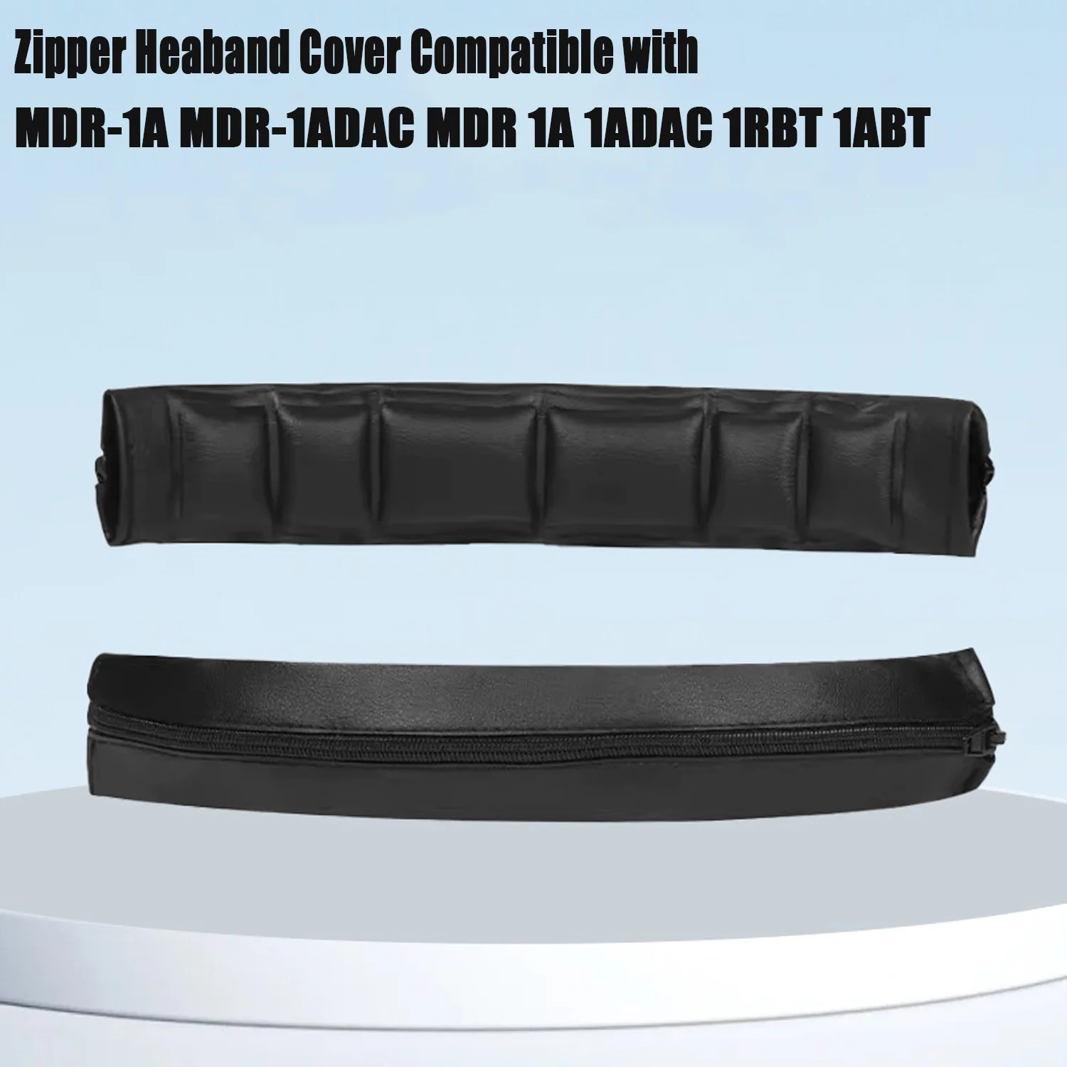 Easy Install Headband Zipper Cover for ATH MSR7 MSR7NC MSR7BK MSR7GM Headphone Replacement Headband Ear Pad Cushion Cover