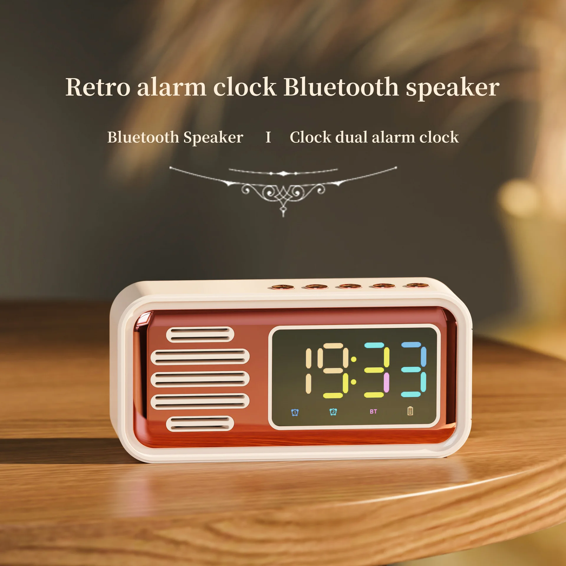 Креативный Многофункциональный Bluetooth-динамик в стиле ретро с качественным звуком