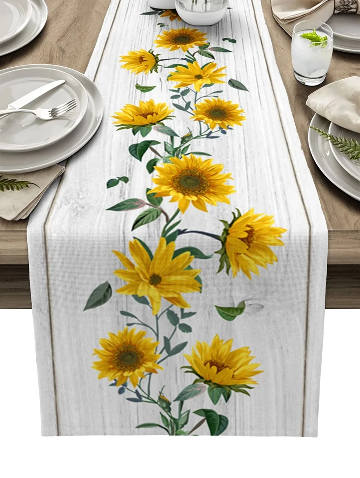 Camino De Mesa Verde Camino De Mesa Floral Verde Y Dorado, Camino De Mesa Cottagecore, Decoración De Comedor Verde Profundo, Esmeralda, Camino De Mesa De Bruja Verde - México Cola Textil