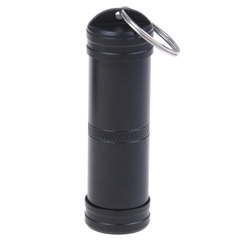 Compact Waterproof Capsule Seal Bottle - Outdoor EDC Survival Pill Box Case