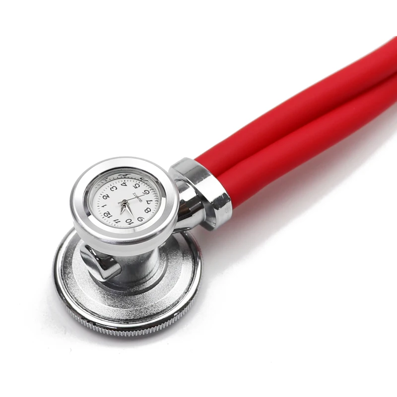 Professional Medical Fetal Blood Pressure Heart Monitor Sprague Rappaport Dual Head Cute Stethoscope Watch Clock Doctor