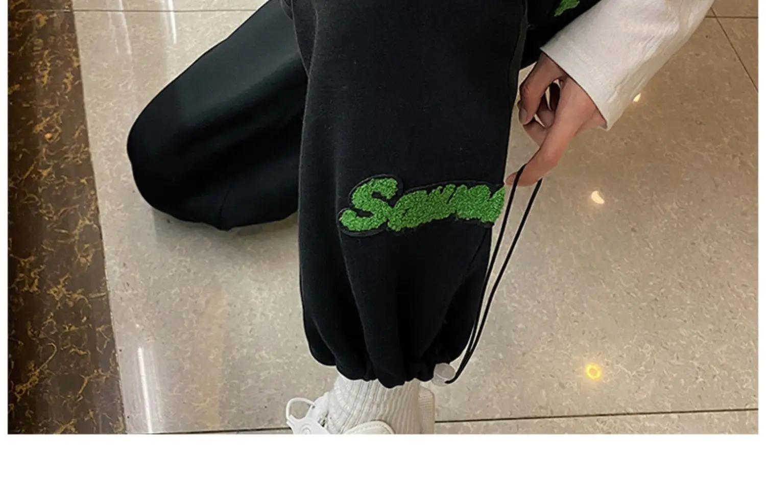 LEGIBLE Spring Autumn Pants Men Casual Loose Sweatpants Male Korean Letter Printed Trousers Man sports pants for men