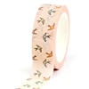 2023 NEW 1PC 10M Decorative Neutral Beige Swallow Paper Washi Tape for Planner Adhesive Masking Tape Cute Stationery 2