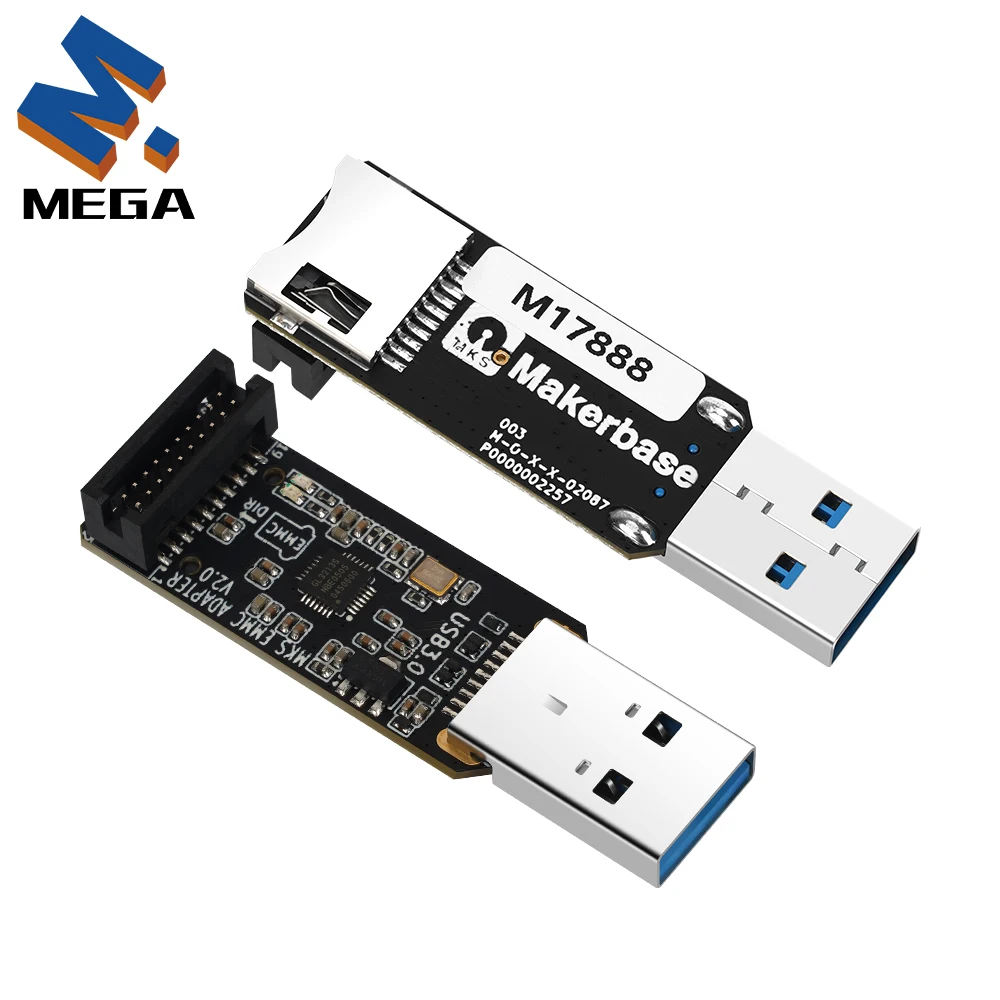 Adattatore MKS EMMC USB 3.0 V2 - Lettore Per Modulo EMMC, MicroSD E Schede TF - 4