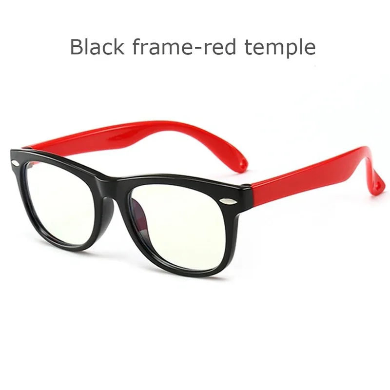 Anti Blue Light Kids Glasses TR90 Filter Soft Frame Computer Optical Frame Reflective Blocking