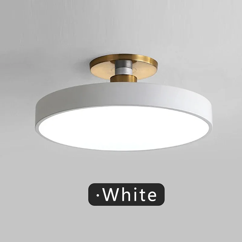 Circular Macaron LED Ceiling Light Modern and Simple Remote Dimming Chandelier Bedroom Living Room Indoor Lighting Fixtures