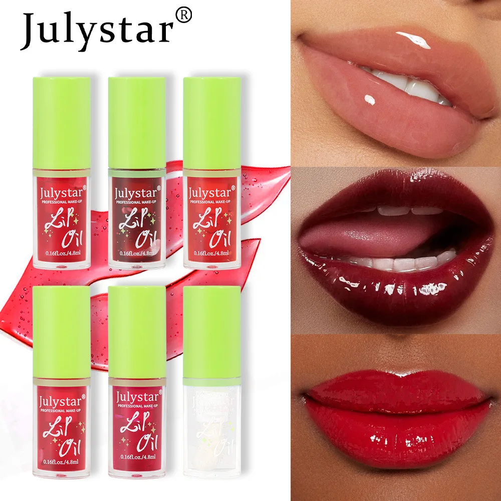 

Julystar 6 Color Soft Tube Lip Glaze Lip Gloss Moisturizing Lip Balm Transparent Color Lip Brightening Women Cosmetics
