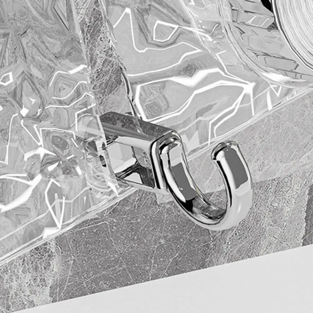 5 Hooks Rotating Suction Cup Hooks Punch-Free Strong Load-Bearing Bathroom Towel Rack Wall Mounted Corrugated Row Hook 2