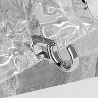 5 Hooks Rotating Suction Cup Hooks Punch-Free Strong Load-Bearing Bathroom Towel Rack Wall Mounted Corrugated Row Hook 2