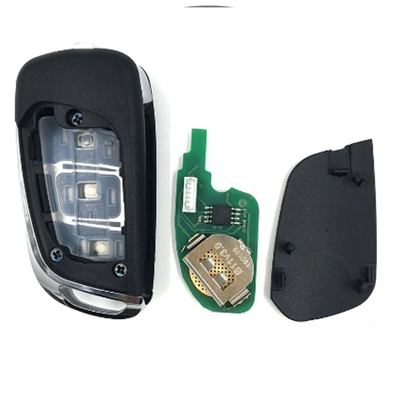 Enhanced Flip Remote Key Fob with 433MHz Frequency and Advanced ID Chip Technology