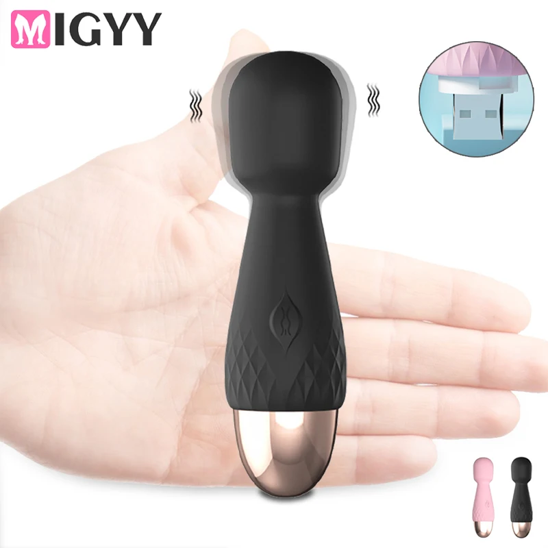 Mini G-punkt Klitoris Stimulator Vibrator Av Magic Wand Masturbator_voghion.com