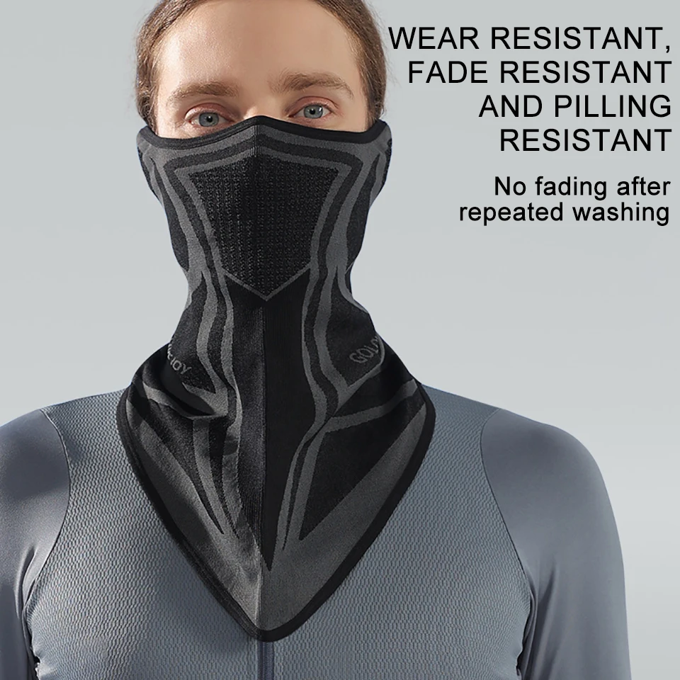 Outdoor Winter Neck Warm Cycling Skiing Face Mask Motorcycle Bicycle Breathable Bandana Sports Scarf Hiking Windproof Mask 5