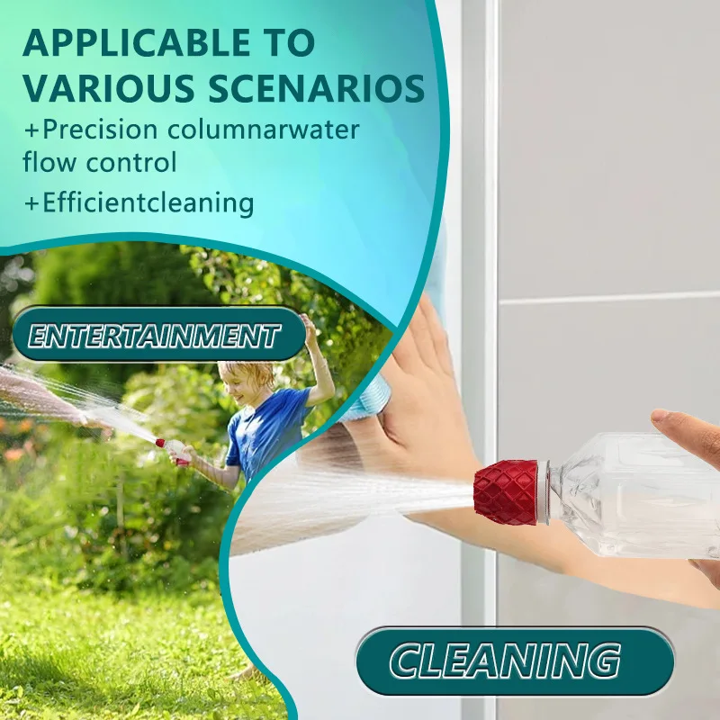 1pc L5 PET Bottle Spray Cap Outdoor Water Spray Nozzle for Survival, Hiking & Gardening (Universal Fit for Soda/Water Bottles)