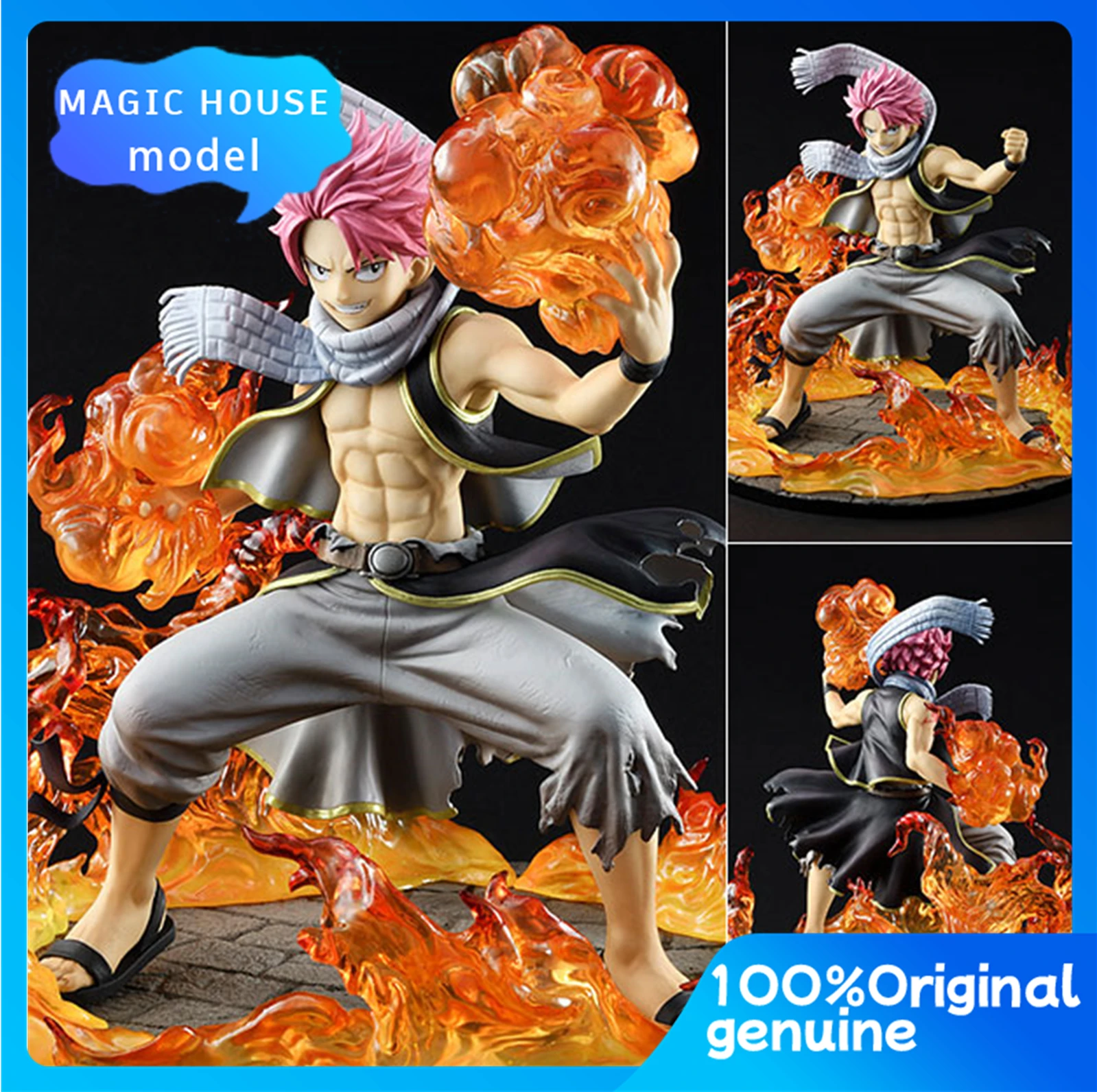 

100% оригинал: финальная серия сказочного хвоста Natsu Dragneel 1/8 фигура из ПВХ аниме модель игрушки Фигурки Коллекционная кукла подарок