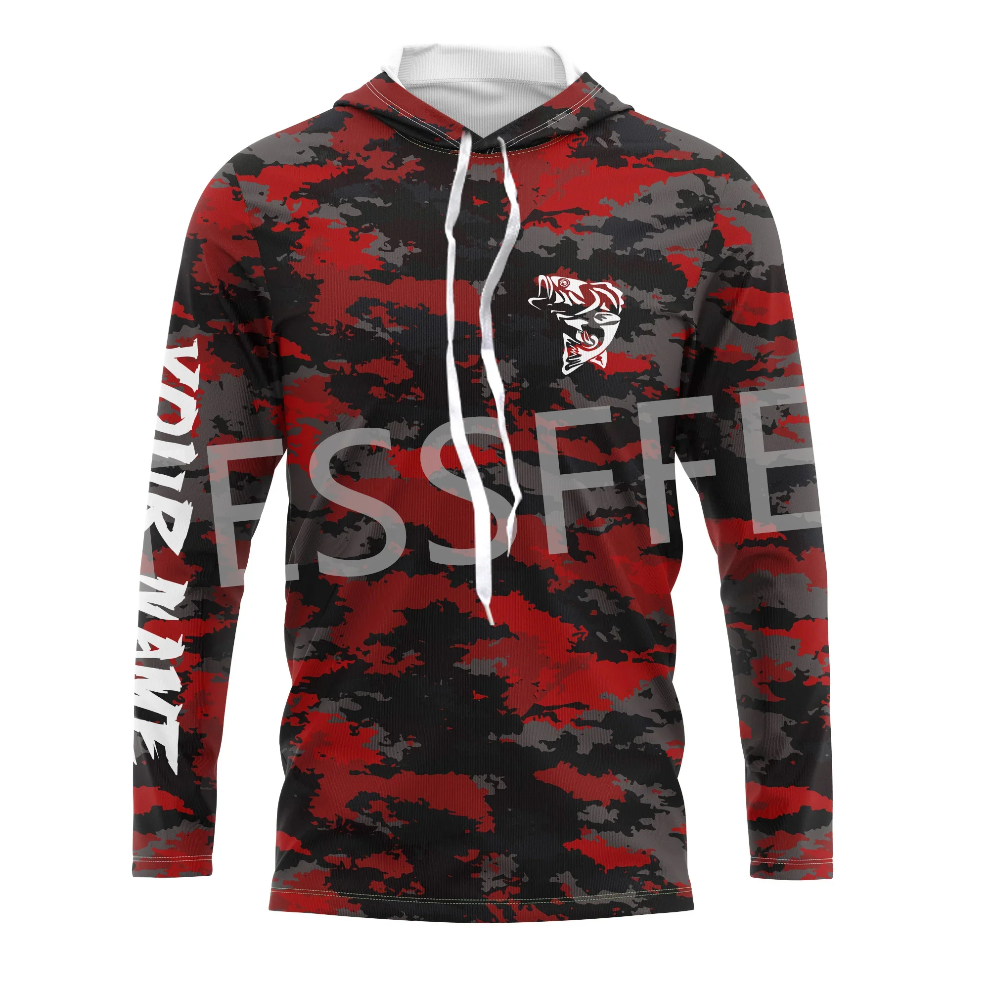 Custom Name Cosplay Fishing Camo Graffiti Pattern Vintage Unisex Retro 3DPrint Pullover Harajuku Jacket Casual Funny Hoodies V3