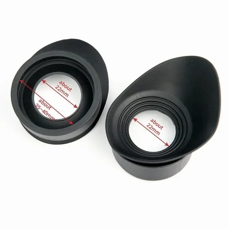 2 PCS 40mm Rubber Eyepiece Eye Shield Binoculars Eye Guards Microscope Cups Suitable for Olympus