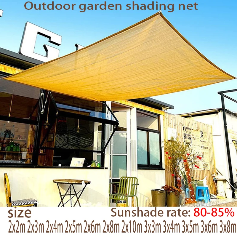 

Outdoor garden shading net, terrace shading net, camping shading net, UV protection, HDPE sunscreen fabric, car sunshade