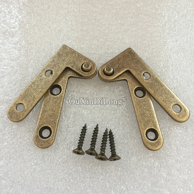 

Ретро-петли для дверей из чистой латуни, 4 пары