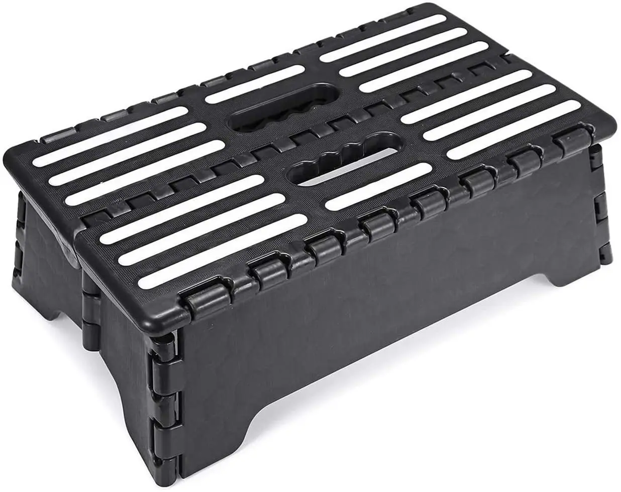 Description Picture 2 of itemFolding Step Stool - 1/2"H Safety Half Step Platform, Non-Slip Portable PP Plastic Step Stool Assistive Devices for Elderly Kids