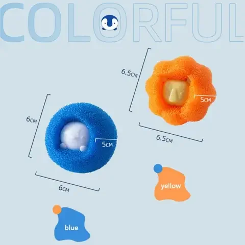 

6pcs/lot Laundry Balls Hair Removal Washing Machine Lint Catcher Reusable Animal Shape Cleaning Balls Dropshipping