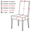 High-Quality Chair Cover Universal Size Elastic Chair Covers Slipcovers Removable Dining Seat Covers Banquet Hotel Dining Room 2