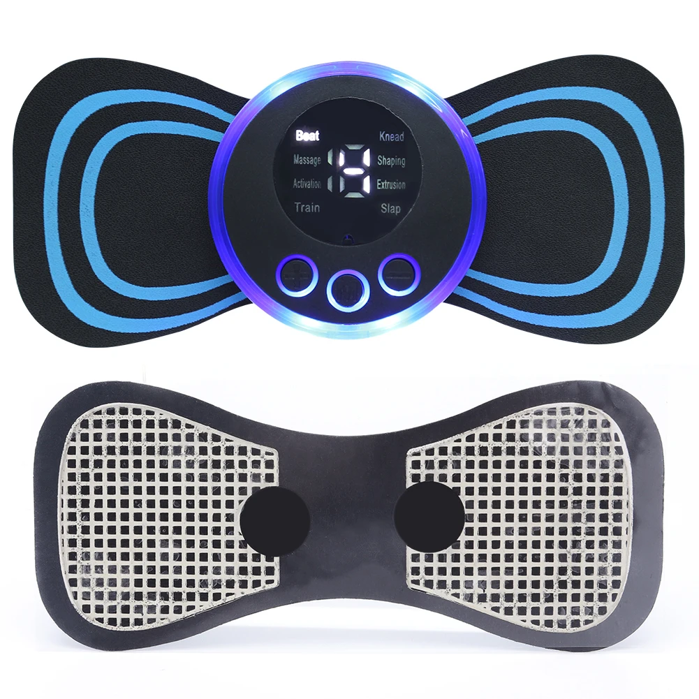 For Vip Electric Pulse Neck Massager EMS Cervical Massage Patch Lcd Display Neck Back Muscle Stimulator Tens Relief Pain 6