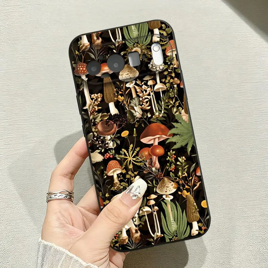 Cartoon Mushroom Phone Cover Case