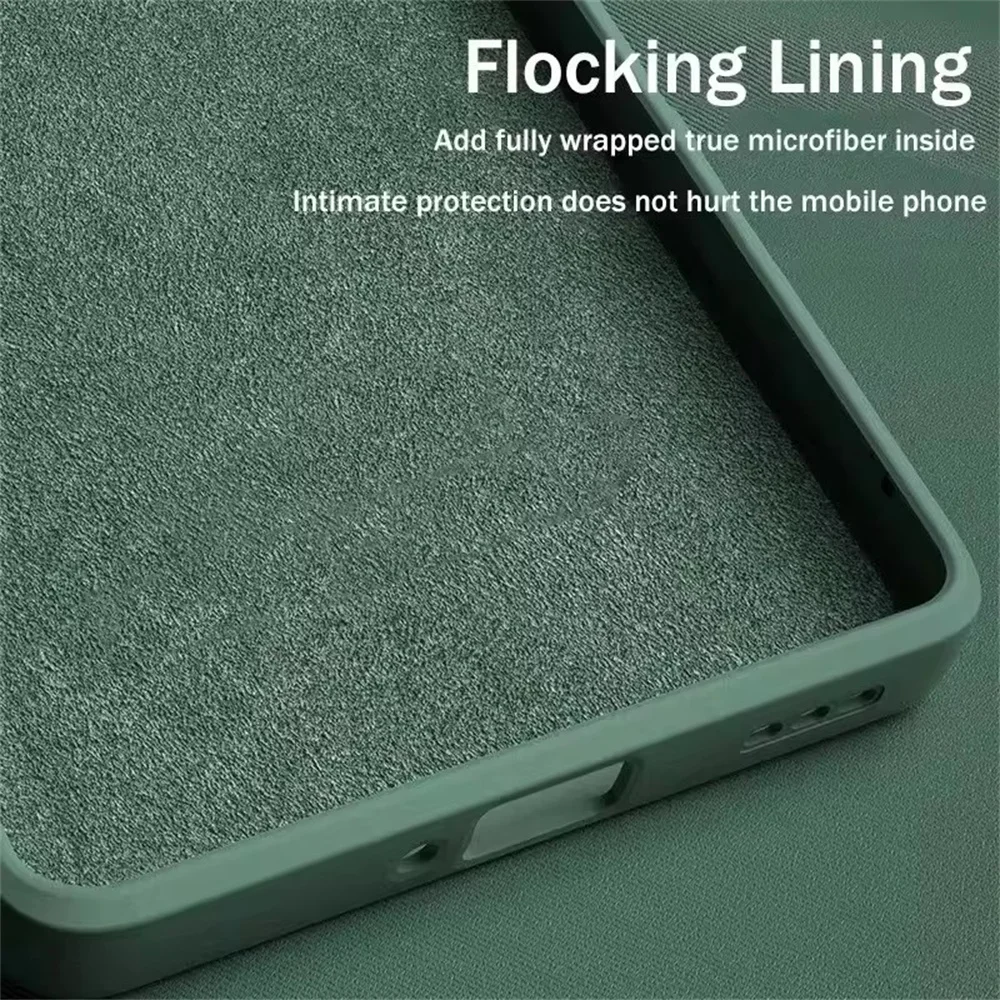 Magnetic Holder Ring Liquid Silicone Protective Case