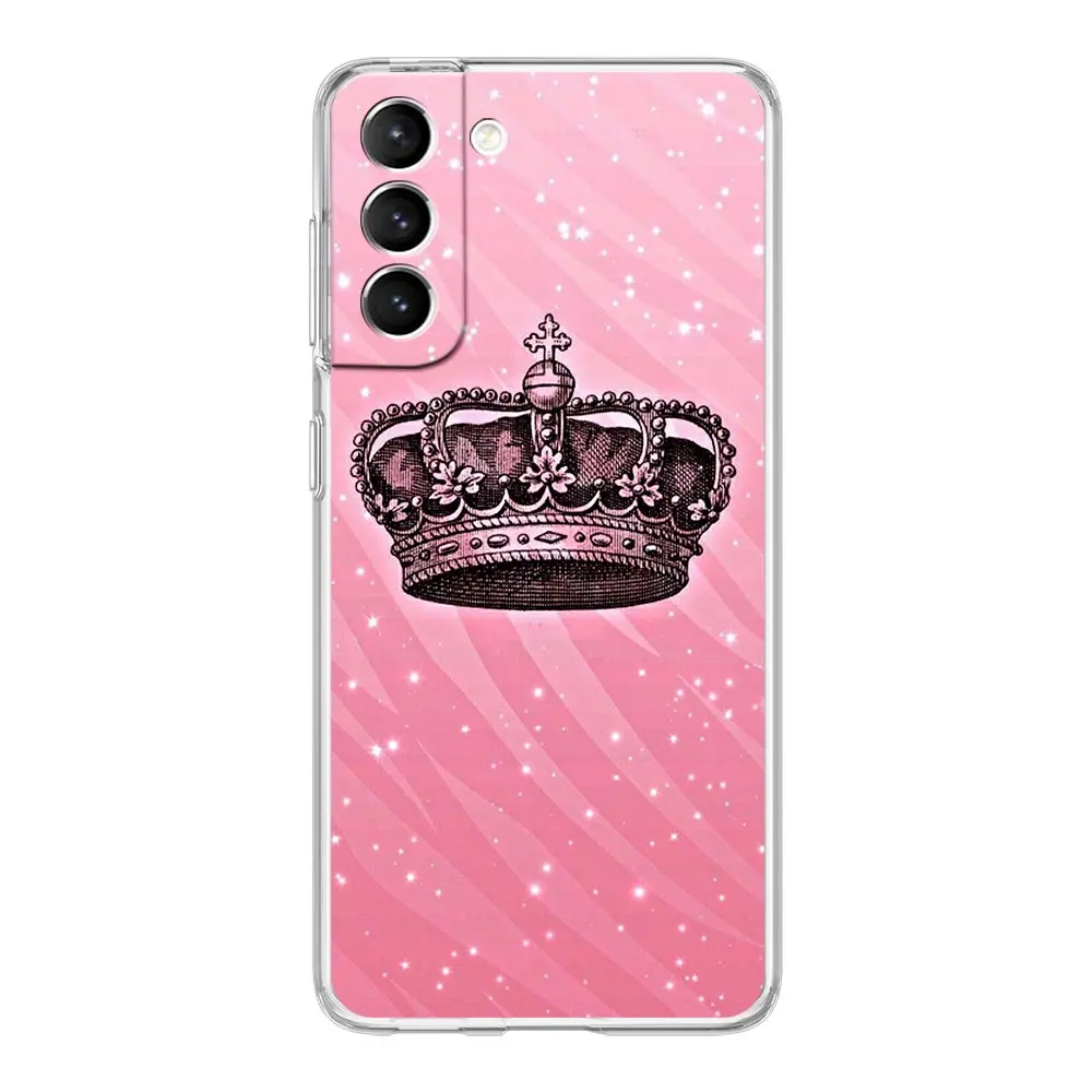 Rose Gold Pink Marble Clear Soft Phone Case Cover