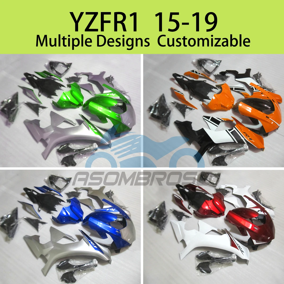 

Fairings YZF R1 15 16 17 18 19 Motorcycle Aftermarket Fairing Kit for YAMAHA YZFR1 2015 2016 2017 2018 2019