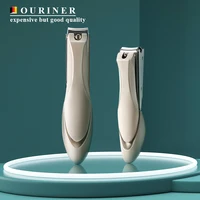 Nail Clippers Stainless Steel Anti Splash Fingernail Cutter Manicure Tools Bionics Design Nail Trimmer Pedicure Scissor 1