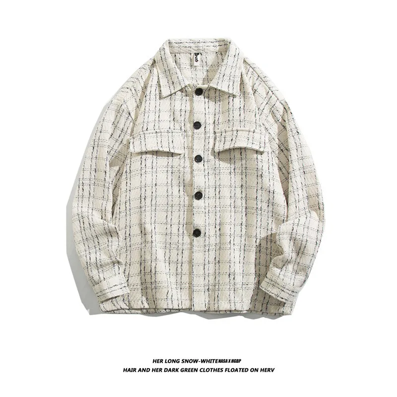 Xiaoxiang style high-end jacket men's plush and chubby oversized American retro trendy top men clothing coats men techwear coat