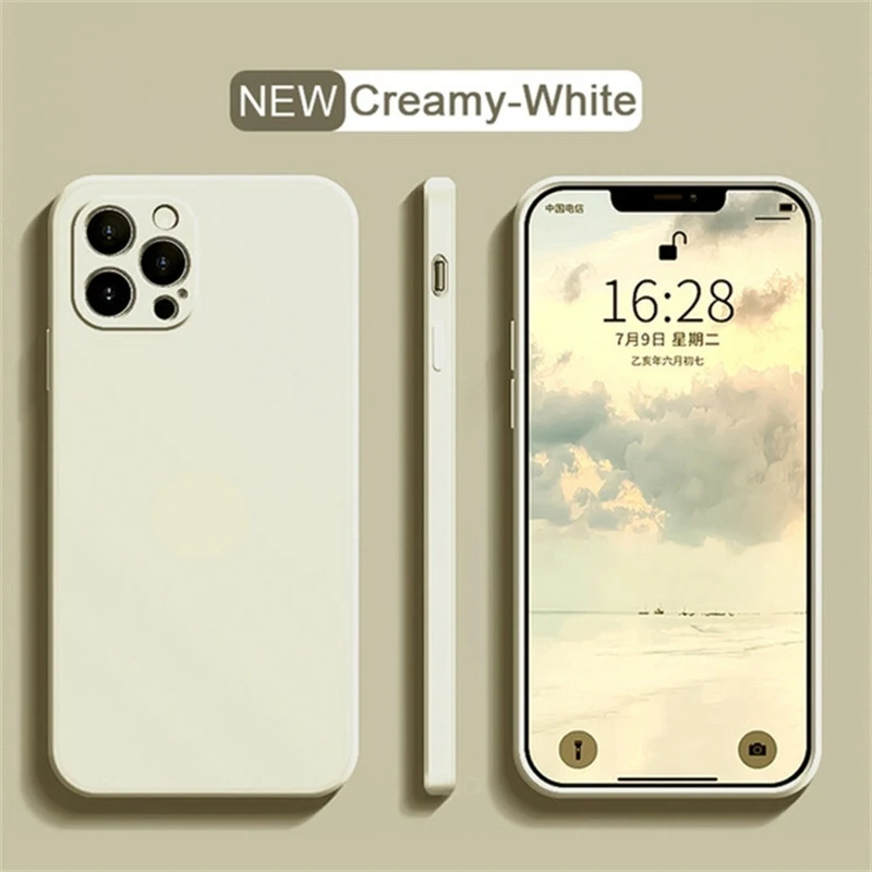 Luxury Liquid Silicone Camera Protection Case - Soft and Elegant Design