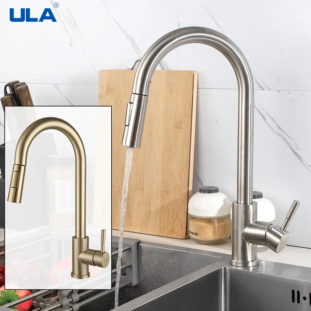 ULA 골드 주방 수도꼭지: 싱크를 위한 스타일리시하고 실용적인 선택