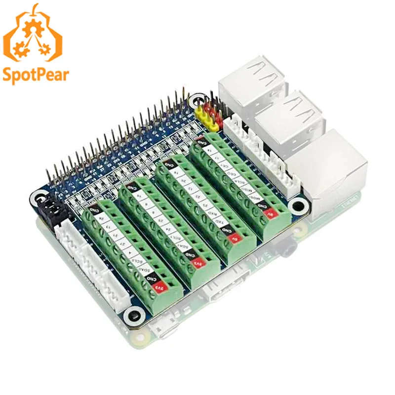 PCF8591 expansion board LED GPIO IO test ADC/DCA Sensor Beginner board Raspberry Pi raspberry pi expansion board