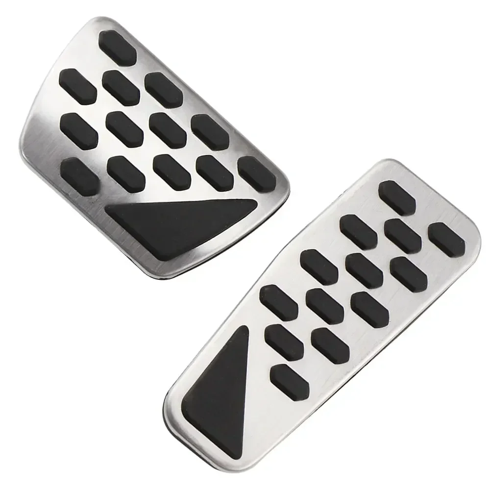 Car Pedals Slip Resistance Cover Stainless Steel Pedal Cover for Jeep Wrangler JL