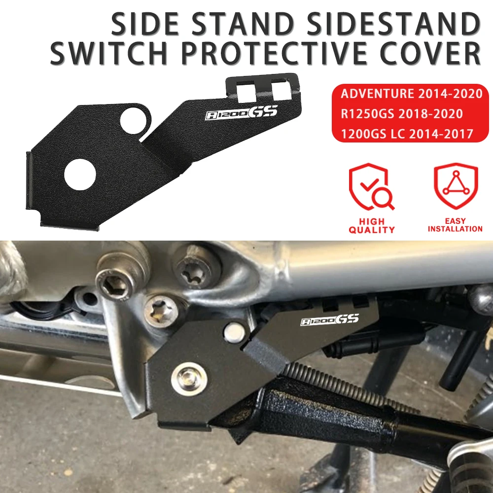 

For BMW R1200GS LC 2014 2015 2016 2017 Motorcycle CNC Aluminum Alloy Side Stand Switch Protective Cover R1250GS R 1200 1250 GS