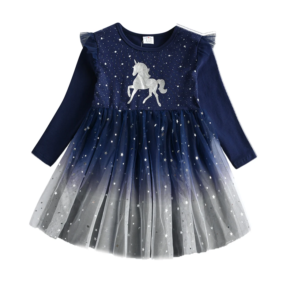 VIKITA Unicorn Kids Dresses For Girls Flying Sleeve Cotton Princess Girls Dress Winter Children Birthday Party Girls Clothing - AliExpress 1501 VIKITA Unicorn Kids Dresses For Girls Flying Sleeve Cotton Princess Girls Dress Winter Children Birthday Party Girls Clothing - AliExpress 1501