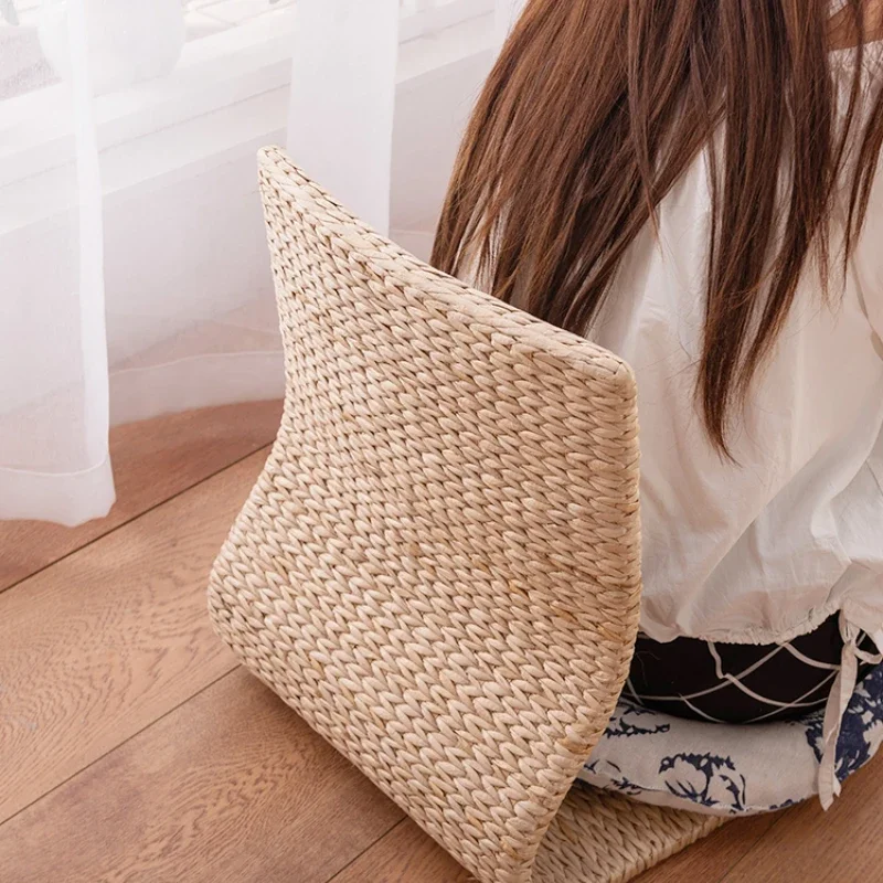 Japanese-style Tatami Chair Legless Straw Rattan Chair Bed Bay Window Computer Seat Bedroom Dormitory Putuan Sitting Pier