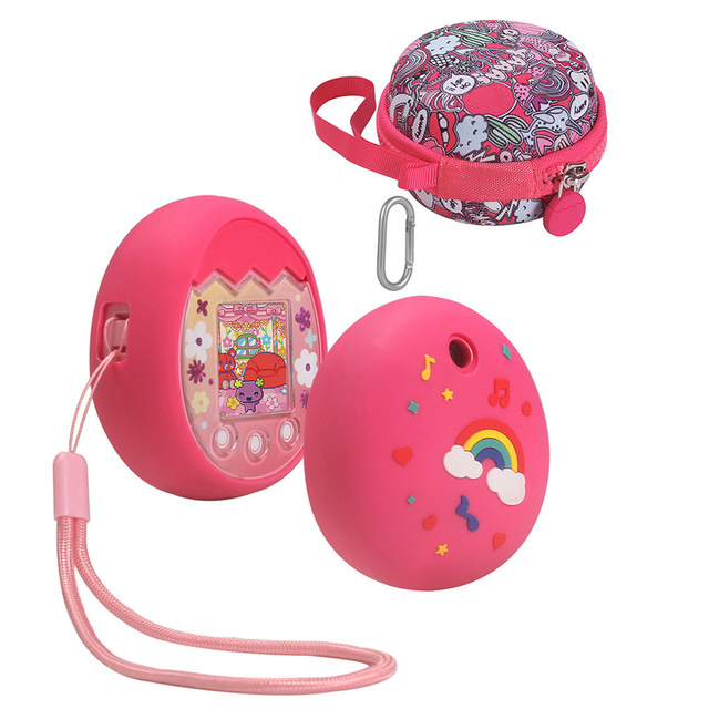 Electronic Digital Pets Machine Cover Comprehensive Protection Case Kids Birthday Gifts for Tamagotchi Pix