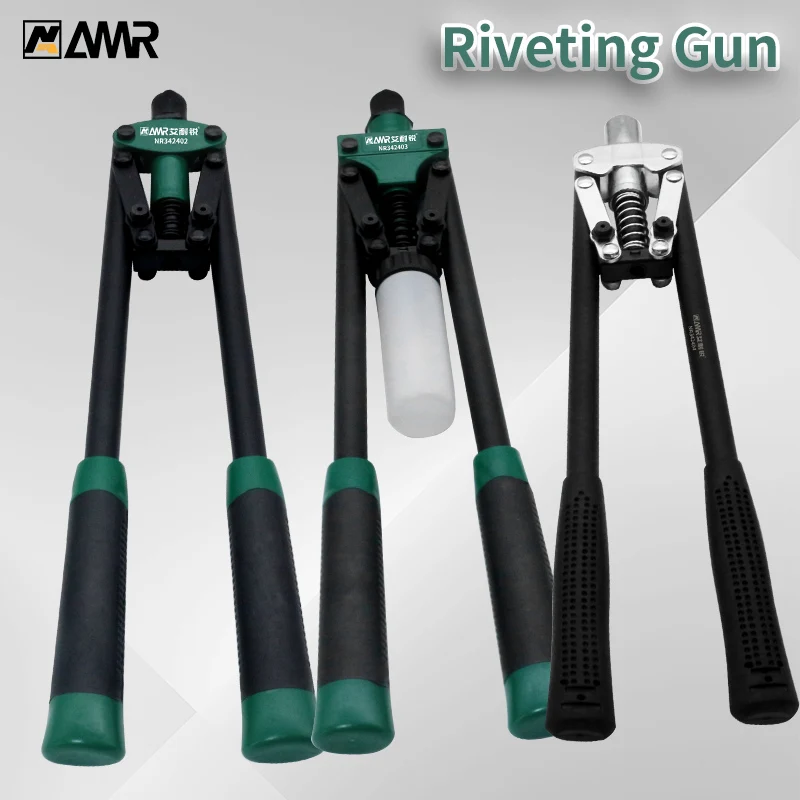 Rivet Nut Hand Threaded Rivet Nuts Gun Heavy Duty Riveter with Allen Wrench